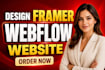 develop webflow website, figma to webflow, framer website, framer developer