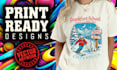 design a bold, print ready tshirt graphic