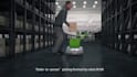 create a 3d amr and automated warehouse animation