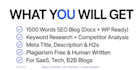 write b2b saas SEO blog post that ranks and drives trials