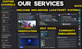 do a custom discord server setup with bots and automation