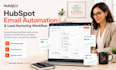 setup hubspot email automation and lead nurturing workflow