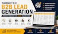 provide targeted b2b lead generation and prospect research