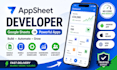 develop appsheet app googlesheets app android app automation