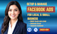 setup and manage facebook ads for local and small business