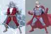 design a superhero comic illustration