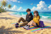 create japanese anime style looping animation