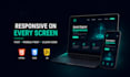 code a responsive HTML CSS javascript landing page for your business