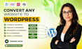 migrate wix weebly odoo website webflow squarespace website to wordpress website