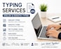 do fast and accurate english and marathi data entry and typing