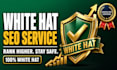 provide white hat SEO services to rank you on google