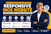 responsive inos website design godaddy bluehost siteground hostinger wordpress