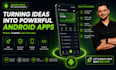 develop a native android app using java or kotlin