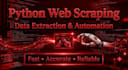 do python web scraping, data extraction and