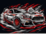 create custom automotive car t shirt design