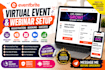 setup eventbrite virtual event and webinar registration