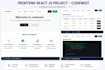 create a responsive react js front end website