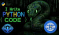 write clean python code for automation, bot and data tasks,and assignment codes