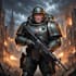 create a warhammer 40k character art