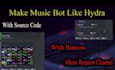 code spotify streaming bot, amazon music bot, tidal bot, deezer bot, music bot