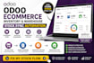 setup odoo ecommerce website and inventory sync automation