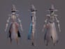 3d game character, textured, optimized, rigged