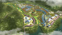 design urban township masterplan 3d aerial site plan largescale community render