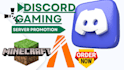 minecraft promotion, fivem server, discord server promotion, rust server growth