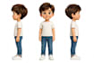 create amazing 3d ai human cartoon characters