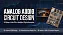 l design analog audio circuits, vu meter and custom pcb