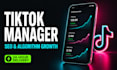 do professional tiktok account setup, optimization and viral growth management