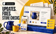 provide monthly shopify maintenance and support