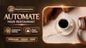 setup manychat automation for restaurant reservation and order booking