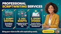write youtube podcasts ads ugc vsl drama social media script, explainer scripts