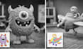 convert 2d character images into 3d printable models stl obj for 3d print