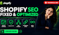fix and optimize shopify canonical tags robotstxt sitemap meta title SEO issues