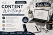 write blog posts, website content,