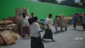remove green screen and integrate cgi into live action