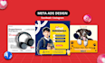 design eye catching meta ads creatives