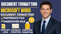 document formatting microsoft word document formatting paperback hardcover file