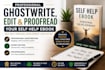 professionally ghostwrite, edit, proofread personal development self help ebook