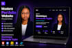 build a responsive landing page with HTML, CSS, javascript and bootstrap5