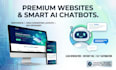 build an ai chatbot and responsive website