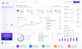 design modern dashboard admin panel UI in figma