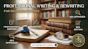 do rewriting and copywriting for your texts