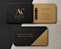 create a professional double sided business card design