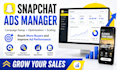 manage snapchat ads and optimize campaigns