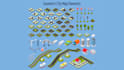 design isometric event map, custom vector map, 3d festival map illustrations