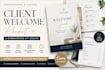 design professional client welcome packet and onboarding kit