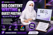 write SEO blog articles for health, tech, or finance websites